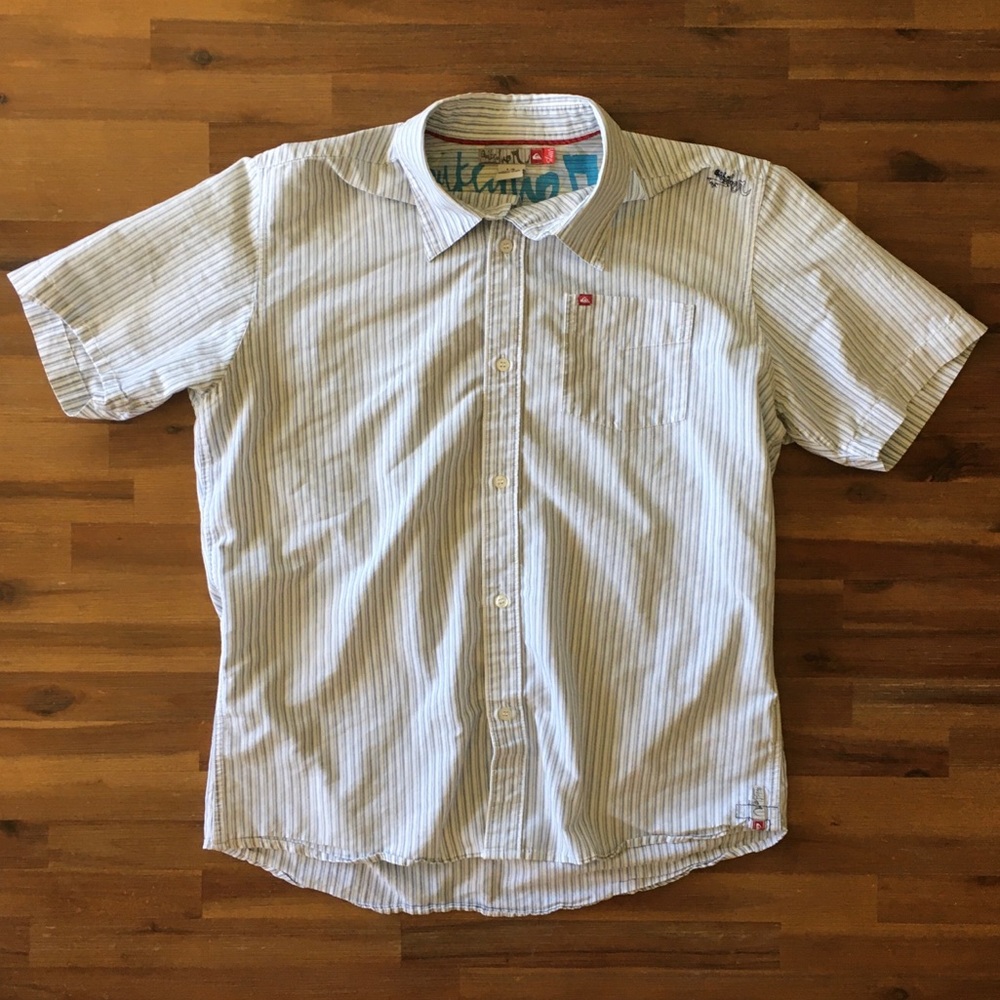 Quicksilver Short Sleeve Button Down Shirt